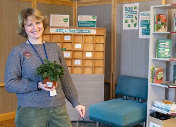 Sostinės bibliotekoje įkurta augalų sėklų mainų biblioteka