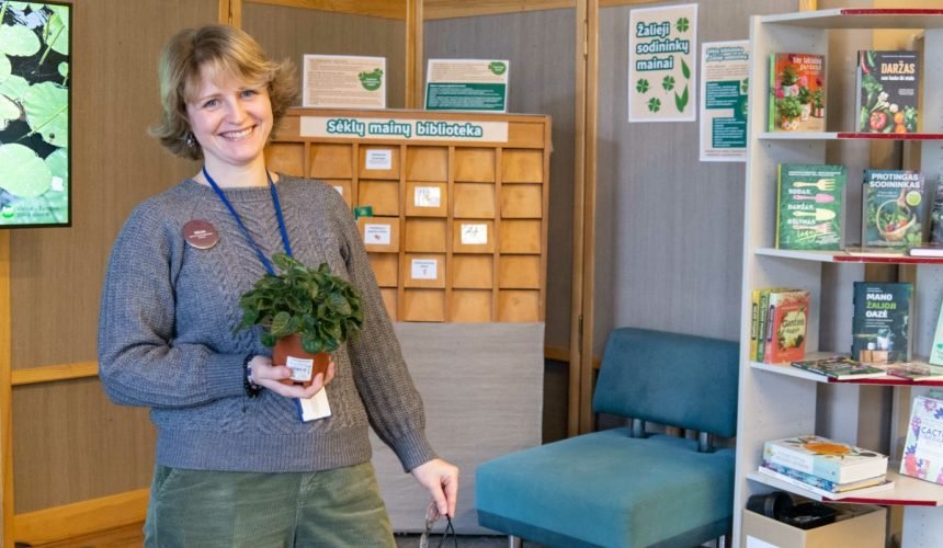 Sostinės bibliotekoje įkurta augalų sėklų mainų biblioteka
